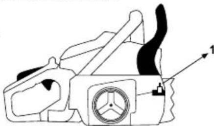 GARLAND Montana 718 - 8.1.1.CHAIN OIL LUBRICATION HOLE - 1