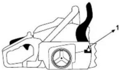 GARLAND Montana 516 - SAIDA DO OLEO LUBRIFICANTE DA CORRENTE - 1