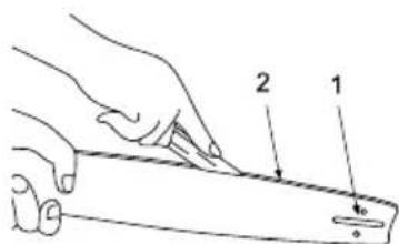GARLAND Montana 516 - MANUTENZIONE DELLA BARRA DELLA CATENA - 2