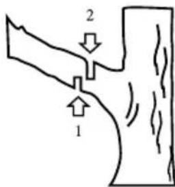 GARLAND Montana 516 - CORTE DE UNA RAMA DE UN ARBOL - 1