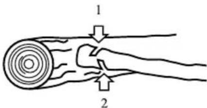 GARLAND Montana 110 - COUPE D'UN TRONC APPUI DANS LE SOL - 3