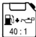 GARLAND Montana 110 - Engine fuel: mix synthetic oil and gasoline - 1
