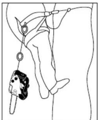 GARLAND Montana 110 - PREPARATION DE LA TRONÇONNEUSE POUR SON UTILISATION DANS L'ARBRE - 3