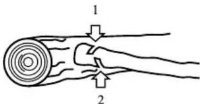 GARLAND Montana 110 - CORTE DE UM TRONCO APOIADO NO SOLO - 3