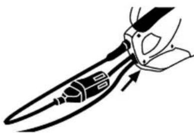 GARLAND Bulk 316 E - FIXATION DU PROLONGATEUR DU CABLE - 1