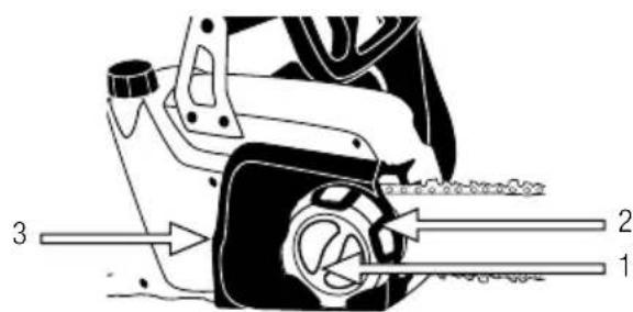 GARLAND Bulk 516 E - INSTALLACION DE LA BARRA Y CADENA - 6