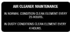 GARLAND Grass First SG - WARNING SYMBOLS - 28