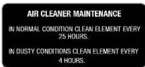 GARLAND Grass 855 ZSG - WARNING SYMBOLS - 27