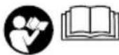 GARLAND Grass First G - ICONOS DE ADVERTENCIA - 2