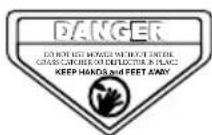 GARLAND Grass First G - WARNING SYMBOLS - 21