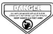 GARLAND Grass 1065 ZSH - SEGNALI DI AVVERTENZA - 21