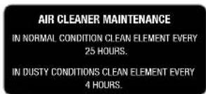 GARLAND Grass 1255 ZSG - SEGNALI DI AVVERTENZA - 23