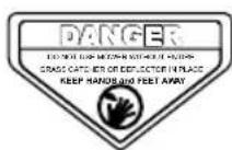 GARLAND Grass 1055 ZSG - SEGNALI DI AVVERTENZA - 22