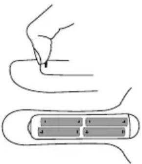 BEURER BM 65 - Prepare measurement Inserting battery - 1