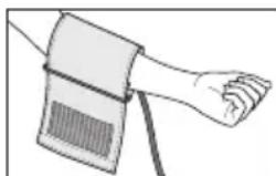 BEURER BM 77 - Colocar el brazalete - 1