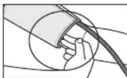 BEURER BM 77 - Colocar el brazalete - 3