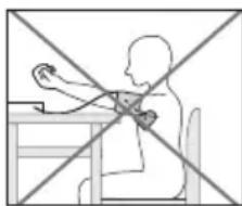 BEURER BM 77 - Adopter une posture adéquate pour la mesure - 2