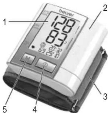 BEURER BC 40 - Cihaz aciklamasi - 1
