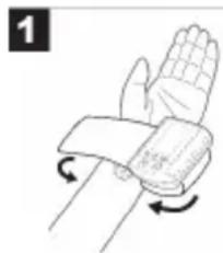 BEURER BC 31 - Colocacion del brazalete - 1