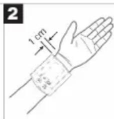 BEURER BC 31 - Colocacion del brazalete - 2