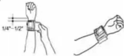 Perel CBP1 - Colocar la muñequera - 1