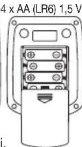 SANITAS SBM 42 - Inserimento delle batterie - 2