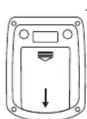 SANITAS SBM 42 - Insérer la pile - 1