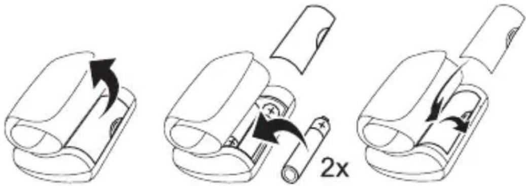 SANITAS SBM 06 - Changing batteries - 1