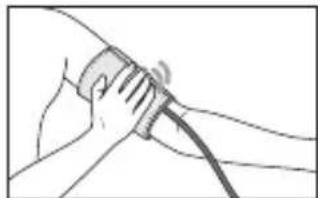 SANITAS SBM 20 - Fixing the cuff - 4