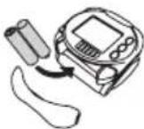 SANITAS SBC 28 - Inserting battery - 2