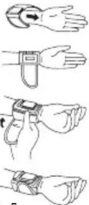 ELTA BM101 - DIE MANSCHETTE UM DAS HANDGELENK WICKELN - 1