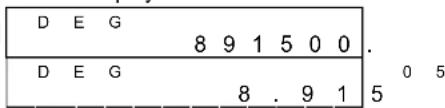 CITIZEN DR260N - Scientific display format - 1