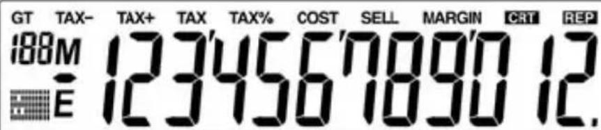 CITIZEN CT666N - LES SIGNES AFFICHÉS SUR L'ÉCRAN SIGNIFIENT: - 1