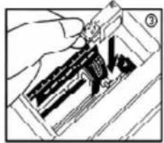 UNITED OFFICE CPD 430 - Replacing the ink roller - 3
