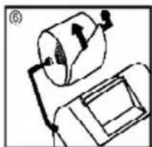 UNITED OFFICE CPD 430 - Einsetzen der Papierrolle - 2