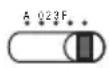 UNITED OFFICE CPD 430 - Decimal Point Selector Switch - 3