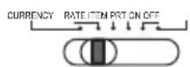 UNITED OFFICE CPD 430 - Réglage en cours / Taux / Articles / Imprimer / Mise sous tension - Mise hors tension - 2