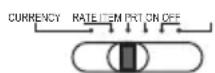 UNITED OFFICE CPD 430 - Réglage en cours / Taux / Articles / Imprimer / Mise sous tension - Mise hors tension - 3