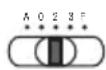 UNITED OFFICE CPD 430 - Decimal Point Selector Switch - 1