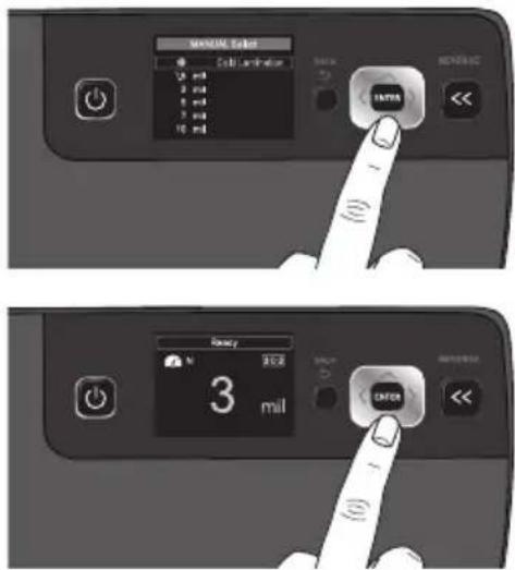 GBC Swingline Fusion 5100L - Interactive Menu Selection - 4