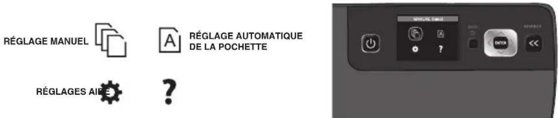 GBC Swingline Fusion 5100L - Menu de selection intuitif - 1