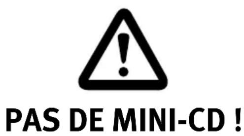 SONORO Cubo 1800 - Insertion et retrait d'un disque - 1