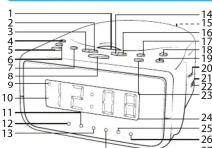 MEMOREX MC7223 - EMPLACEMENT DES COMMANDES - 1