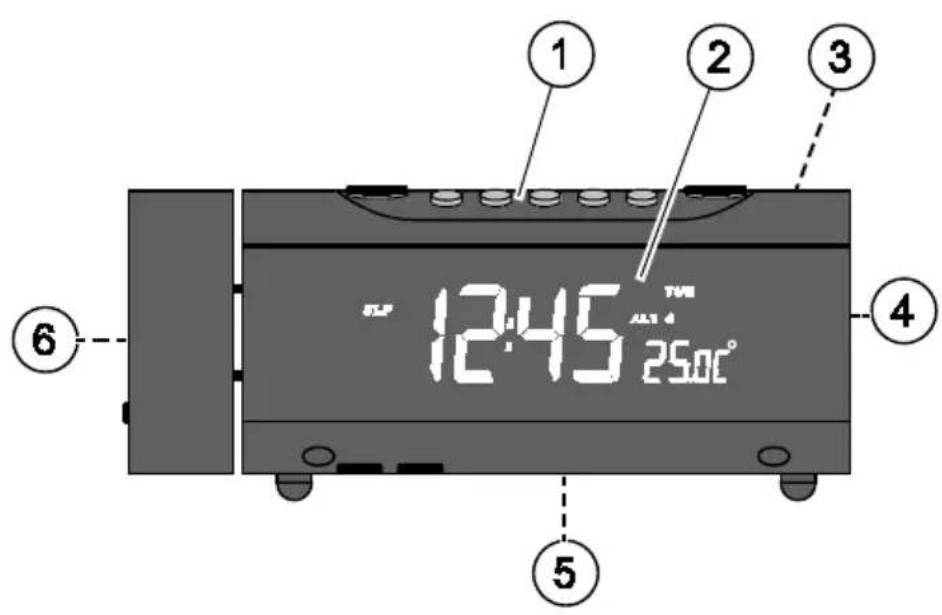 MEDION Life E66331 (MD 80024) - Overzicht van het apparaat - 1