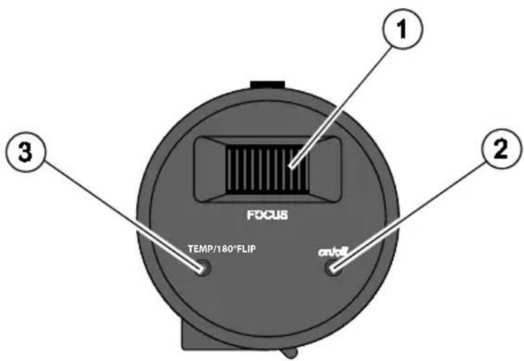 MEDION Life E66331 (MD 80024) - Éléments de commande de l'unité de projection - 1