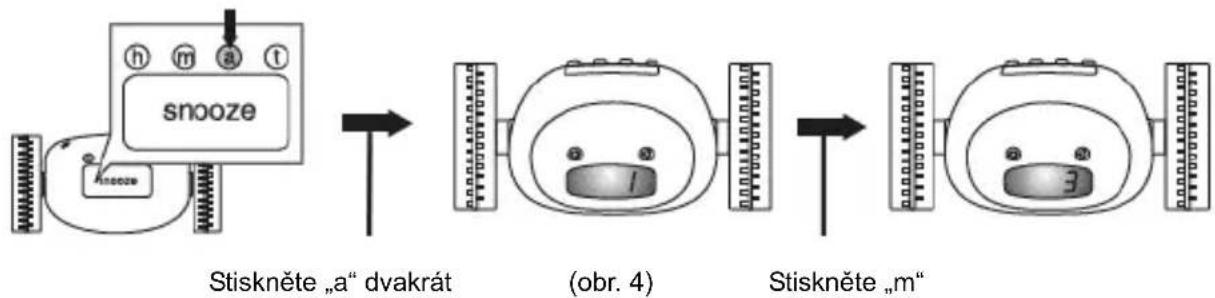 BASICXL BXLRC10 - Nastavení času snooze: - 1