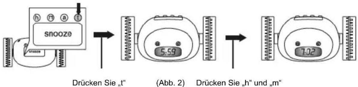 BASICXL BXLRC10 - Einstellen der Uhrzeit: - 1