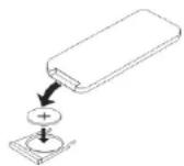 Brionvega Cubo TS522D+ - INSTALLING AND REPLACING THE REMOTE CONTROL BATTERY - 1
