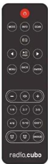Brionvega Cubo TS522D+ - TELECOMMANDE - 1