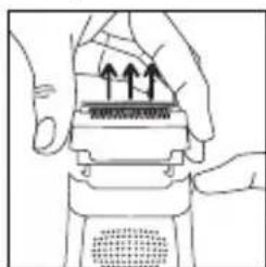 ROWENTA Access Fresh Air Vision EP8975 - B-With the shaver head (mod. EP7970/EP8975): - 3